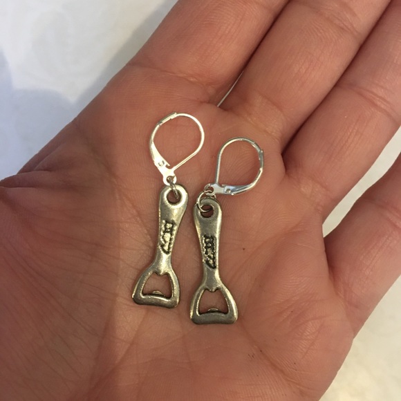 Wine Key Earrings - Picture 3 of 4